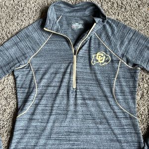 Under Armour Q-Zip Pullover Shirt Colorado Buffaloes CU Medium Women’s Half Zip